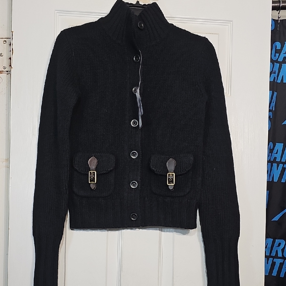 Ralph Lauren Black Cowl Neck Sweater
